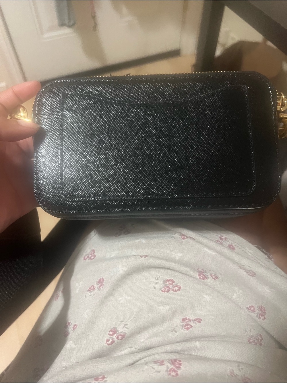 Marc Jacobs Black Crossbody Camera Bag with Pink Logo Strap - Picture 6 of 7